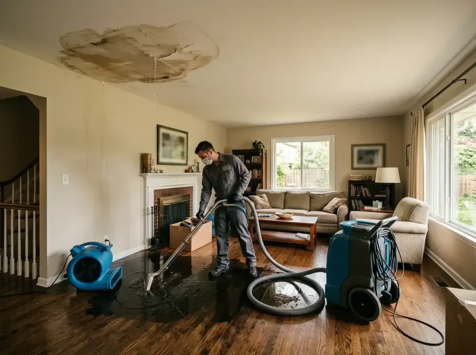 attic-pipe-burst-ceiling-drip-008 — frequently asked questions, Water Damage Restoration & Carpet Care in Higginsville, MO